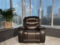 Кресло Портленд (Реклайнер, Шоколад, Натуральная кожа) для квартиры